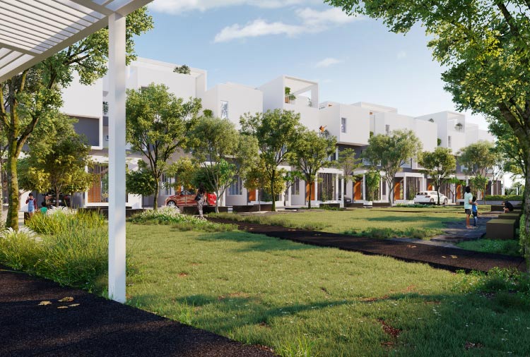 new dawn, villa, smart homes